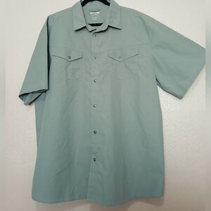 Men's Olive S/S Camp/Outdoorsman Shirt NWOT